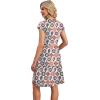 image:imageWIHOLL Summer Dresses for Women 2026 Cap Sleeve Casual Sundresses Floral Tiered Swing Fashion Beach Vacation Dress02  Paisley Print