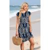 image:imageWIHOLL Summer Dresses for Women 2026 Cap Sleeve Casual Sundresses Floral Tiered Swing Fashion Beach Vacation Dress04  Navy Print