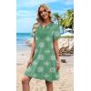 image:imageWIHOLL Summer Dresses for Women Casual Tshirt Boho Dress Wedding Guest Dresses Short Sleeve Fashion Beach Vacation ClothesSnowflake