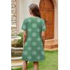 image:imageWIHOLL Summer Dresses for Women Casual Tshirt Boho Dress Wedding Guest Dresses Short Sleeve Fashion Beach Vacation ClothesSnowflake