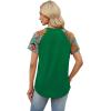 image:imageWIHOLL Summer Tops for Women 2026 Trendy Short Sleeve Shirts Crew Neck Tops Curved Hem Fashion ClothingPrint3