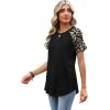image:imageWIHOLL Summer Tops for Women 2026 Trendy Short Sleeve Shirts Crew Neck Tops Curved Hem Fashion ClothingPrint4