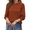 image:imageWIHOLL Sweaters for Women Crewneck Crochet Tops Long Sleeve 2025 Fall Winter Outfits Fashion ClothingCamarel