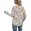 image:imageWIHOLL Sweatshirt for Women Crewneck Long Sleeve Shirts Curved Hem Lightweight Sweaters Fall Clothes 2025Unique Dots