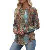 image:imageWIHOLL Sweatshirt for Women Crewneck Long Sleeve Shirts Curved Hem Lightweight Sweaters Fall Clothes 2025Unique Ethnic