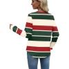 image:imageWIHOLL Sweatshirt for Women Crewneck Long Sleeve Shirts Curved Hem Lightweight Sweaters Fall Clothes 2025Unique Red