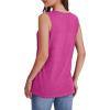 image:imageWIHOLL Tank Tops for Women Summer V Neck T Shirts Trendy Sleeveless Basic Tees Fashion Clothing2pink