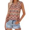 image:imageWIHOLL Tank Tops for Women Summer V Neck T Shirts Trendy Sleeveless Basic Tees Fashion Clothing5boho Floral