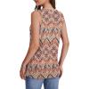 image:imageWIHOLL Tank Tops for Women Summer V Neck T Shirts Trendy Sleeveless Basic Tees Fashion Clothing5boho Floral