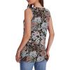 image:imageWIHOLL Tank Tops for Women Summer V Neck T Shirts Trendy Sleeveless Basic Tees Fashion Clothing5velvet Flowers