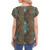 image:imageWIHOLL Women T Shirts Pleated Petal Sleeve Tops Cute Dressy Casual BlousesBprint 01