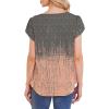 image:imageWIHOLL Women T Shirts Pleated Petal Sleeve Tops Cute Dressy Casual BlousesBprint 04
