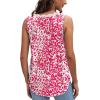 image:imageWIHOLL Womens Loose Fit V Neck Lace Sleeveless Summer Tank TopUpink Leopard