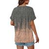 image:imageWIHOLL Womens Oversized V Neck Tshirts Plus Size Summer Tops 2026 Short Rolled Sleeve Shirts Dressy Casual Blouses S4XLPrint 01
