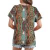 image:imageWIHOLL Womens Summer Tops 2026 Short Sleeve V Neck T Shirts Fashion Beach Vacation Clothes Business Casual OutfitsVintage Boho