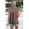 image:imageWIHOLL Womens Summer Tops Trendy 2026 Lace Crochet Cap Short Sleeve Shirts Crew Neck T Shirts Casual Loose BlousesStripes