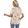image:imageWIHOLL Womens Summer Tops Trendy Ruffle Sleeve Shirts Casual Chiffon Blouses Beach Vacation Clothes2vintage Floral