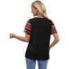 image:imageWIHOLL Womens Summer Tops Trendy Ruffle Sleeve Shirts Casual Chiffon Blouses Beach Vacation ClothesVintage Boho