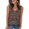 image:imageWIHOLL Womens Tank Tops Loose Casual Summer Tops Eyelet V Neck Basic Sleeveless Shirts Trendy 2026Multicolor