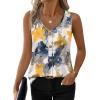 image:imageWIHOLL Womens Tank Tops Loose Casual Summer Tops Eyelet V Neck Basic Sleeveless Shirts Trendy 2026Patternedflower