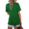 image:imageWIHOLL Womens Tops Casual Short Sleeve V Neck Summer T Shirts Fashion Spring Clothes0green