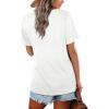 image:imageWIHOLL Womens Tops Casual Short Sleeve V Neck Summer T Shirts Fashion Spring Clothes0white