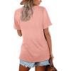 image:imageWIHOLL Womens Tops Casual Short Sleeve V Neck Summer T Shirts Fashion Spring Clothes3pink