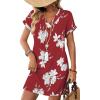 3-red Lily Print