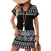 Floral Black Stripes