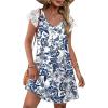 image:imageWIHOLL Dresses for Women Summer Casual Wedding Guest Dress Lace Short Sleeve Cute Sundresses Fashion Beach Vacation Clothes1ethnic Floral