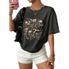 Flower Print Black