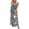 Floral Palm Leaf