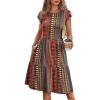 04 - Brown Red Boho Stripe