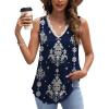 U-navy Blue Ethnic Pattern