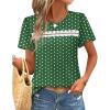 5-green Polka Dots