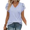 Striped Blue