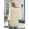 image:imageWIHOLL 34 Length Sleeve Womens Tops Lightweight Spring Outfits Plus Size Casual Summer TShirtsBeige White