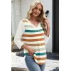 image:imageWIHOLL 34 Length Sleeve Womens Tops Lightweight Spring Outfits Plus Size Casual Summer TShirtsPrint 01