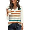 image:imageWIHOLL 34 Length Sleeve Womens Tops Lightweight Spring Outfits Plus Size Casual Summer TShirtsPrint 01