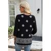 image:imageWIHOLL 34 Length Sleeve Womens Tops Lightweight Spring Outfits Plus Size Casual Summer TShirtsPrint 03