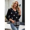 image:imageWIHOLL 34 Length Sleeve Womens Tops Lightweight Spring Outfits Plus Size Casual Summer TShirtsPrint 03