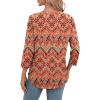 image:imageWIHOLL 34 Length Sleeve Womens Tops Summer Basic Business Casual Blouses 2025 FashionCpatternedboho Floral