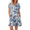 image:imageWIHOLL Boho Summer Dresses for Women Casual Loose T Shirt Dress with Pockets Beach Vacation Outfits S4XL03ethnic Floral