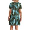 image:imageWIHOLL Boho Summer Dresses for Women Casual Loose T Shirt Dress with Pockets Beach Vacation Outfits S4XL04black Blue Sparkle