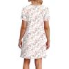 image:imageWIHOLL Boho Summer Dresses for Women Casual Loose T Shirt Dress with Pockets Beach Vacation Outfits S4XL05pink Floral