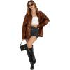 image:imageWIHOLL Womens Leather Jackets Faux Suede Oversized Fall Motorcycle Coats Fashion Winter Outfits Clothes Y2k TopsCaramel