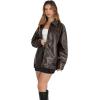 image:imageWIHOLL Womens Leather Jackets Faux Suede Oversized Fall Motorcycle Coats Fashion Winter Outfits Clothes Y2k TopsGrey