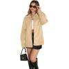 image:imageWIHOLL Womens Leather Jackets Faux Suede Oversized Fall Motorcycle Coats Fashion Winter Outfits Clothes Y2k TopsKhaki