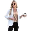 image:imageWIHOLL Womens Satin Summer Tops Cap Short Sleeve Blouses V Neck Shirts Business Casual Outfits Fashion Clothing 2026All Khaki