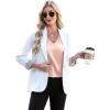 image:imageWIHOLL Womens Satin Summer Tops Cap Short Sleeve Blouses V Neck Shirts Business Casual Outfits Fashion Clothing 2026Champagne